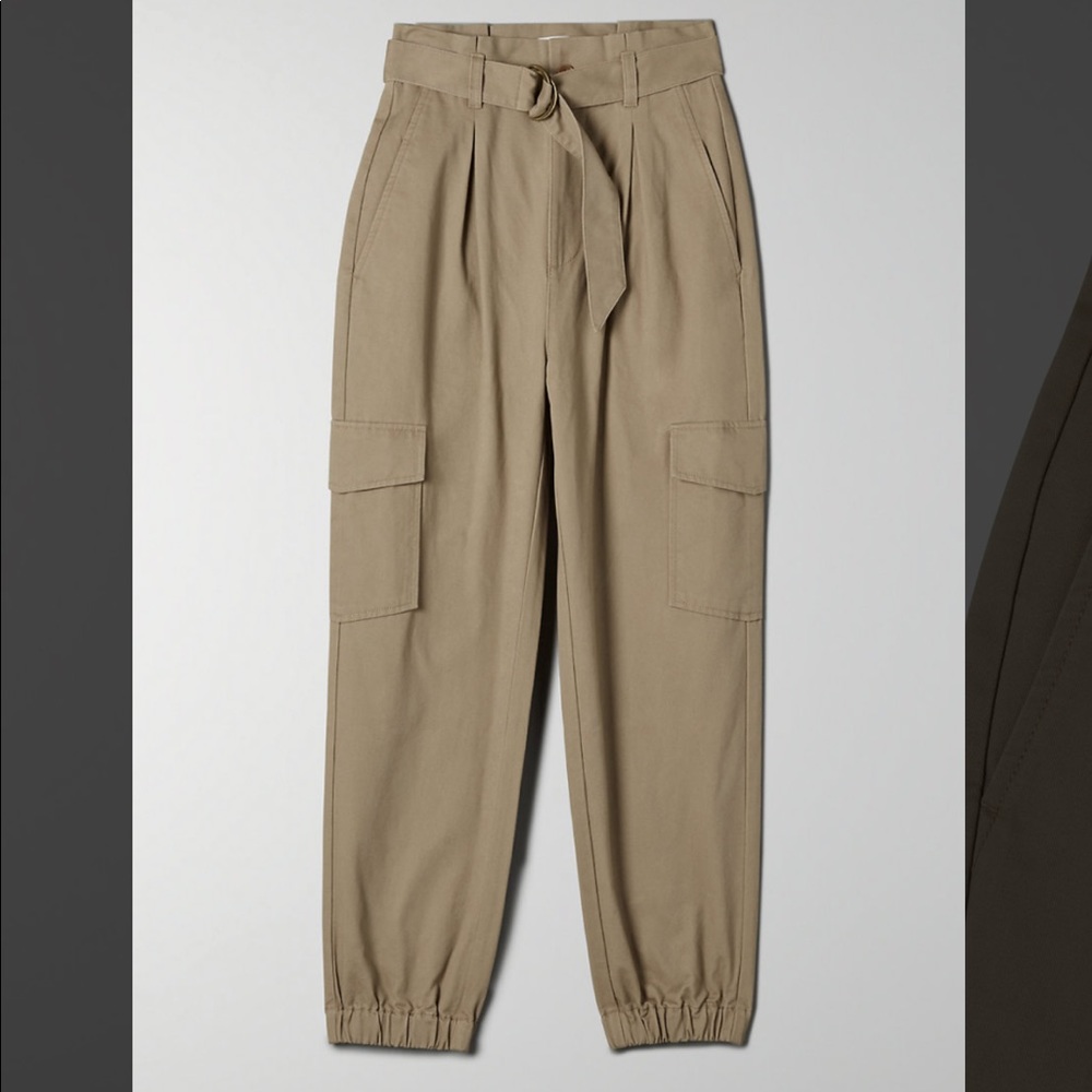 Aritzia Sunday’s Best Gravity Pant Taupe Beige 4